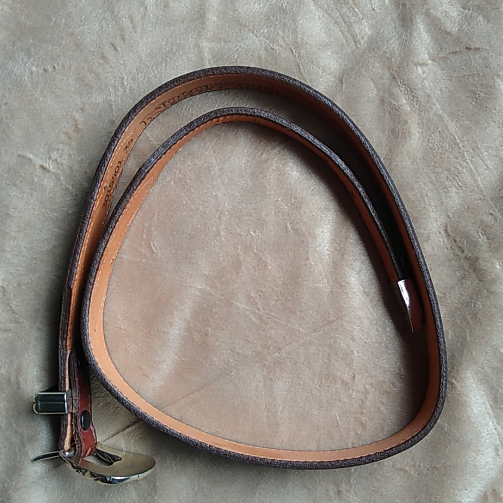 Nocona Leather Belt size 34 - Picture 7 of 8